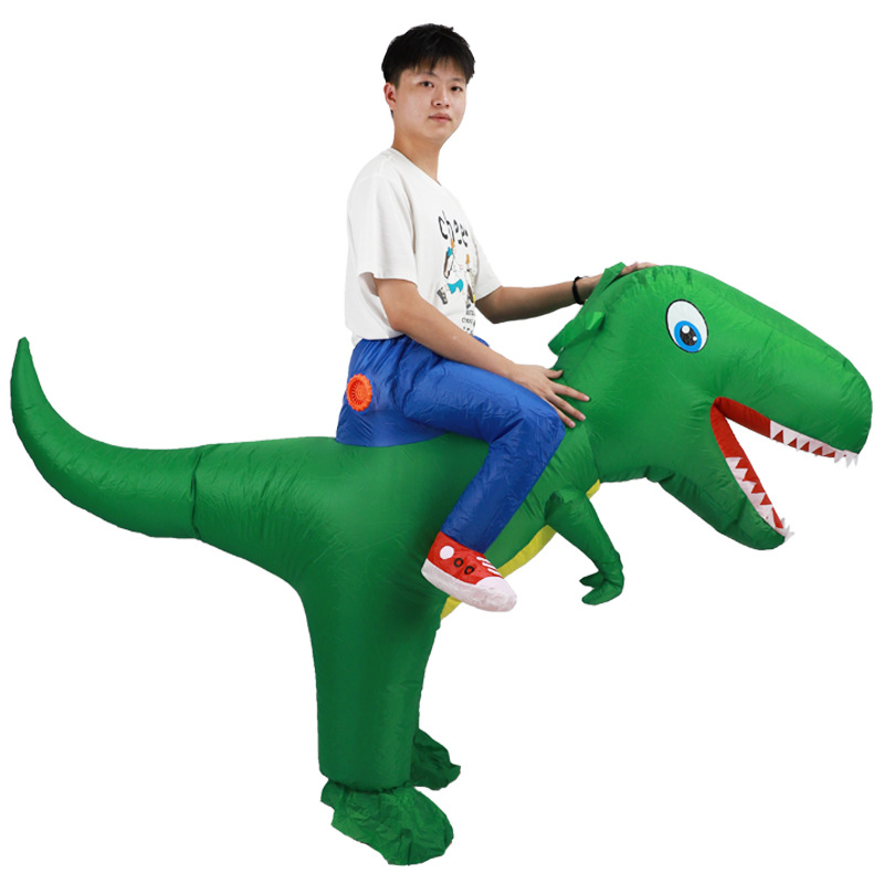 AdultHot Kids Groene Opblaasba - Inflatable Dinosaur Costume Adult recensie en prijs