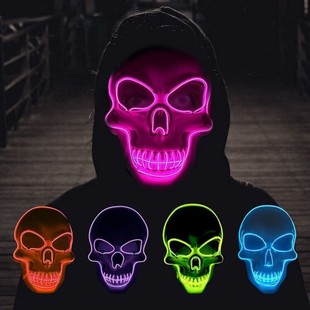 Mode Horror Halloween Schedelm - Led Purge Mask Halloween recensie en prijs