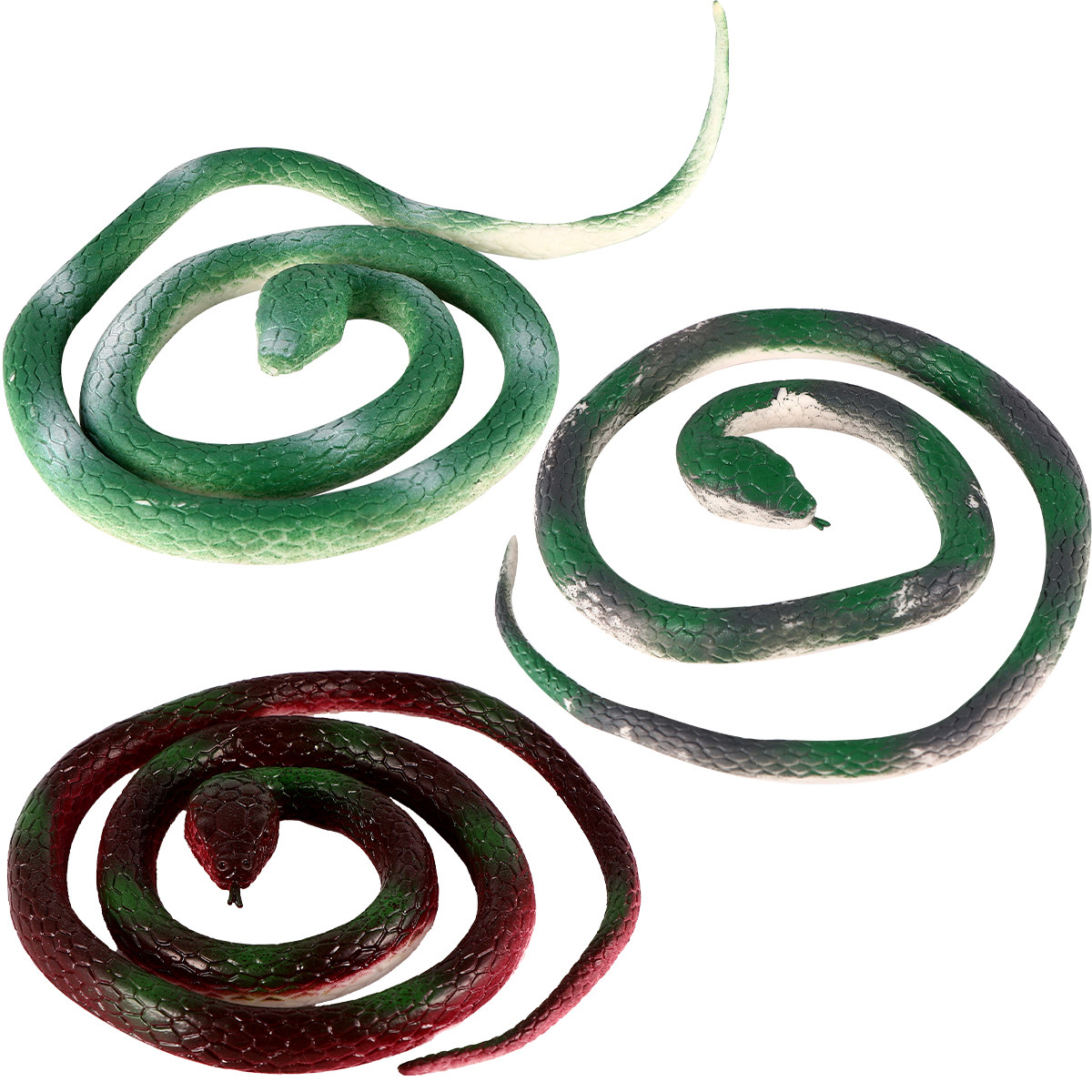 3 stuks gesimuleerde slang, gr - Prank Toys recensie en prijs