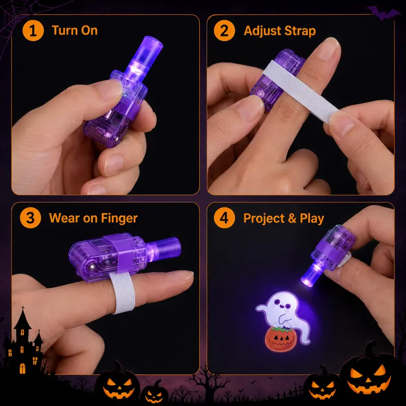 36 stuks Halloween Vingerproje - Glow In The Dark Party Glasses recensie en prijs
