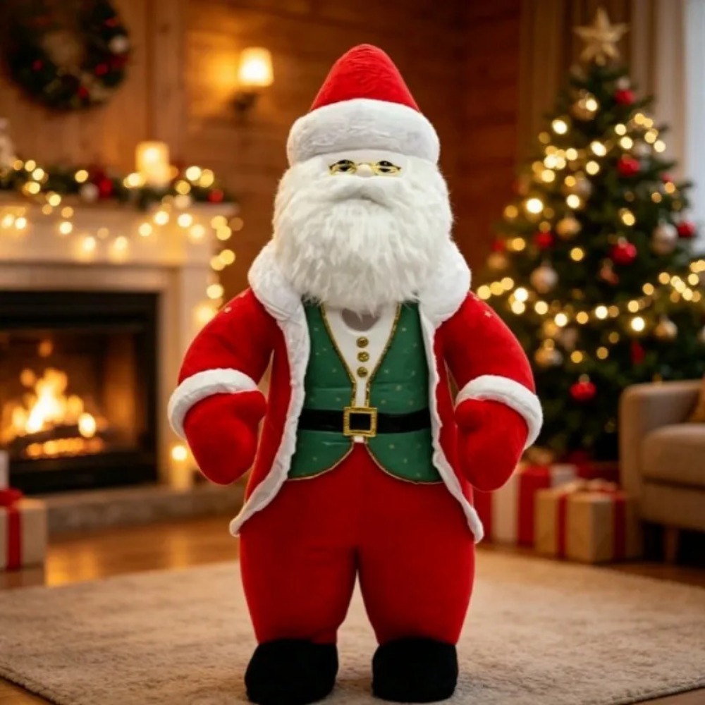 Opblaasbaar Kerstman-kostuum,  - Costumes recensie en prijs