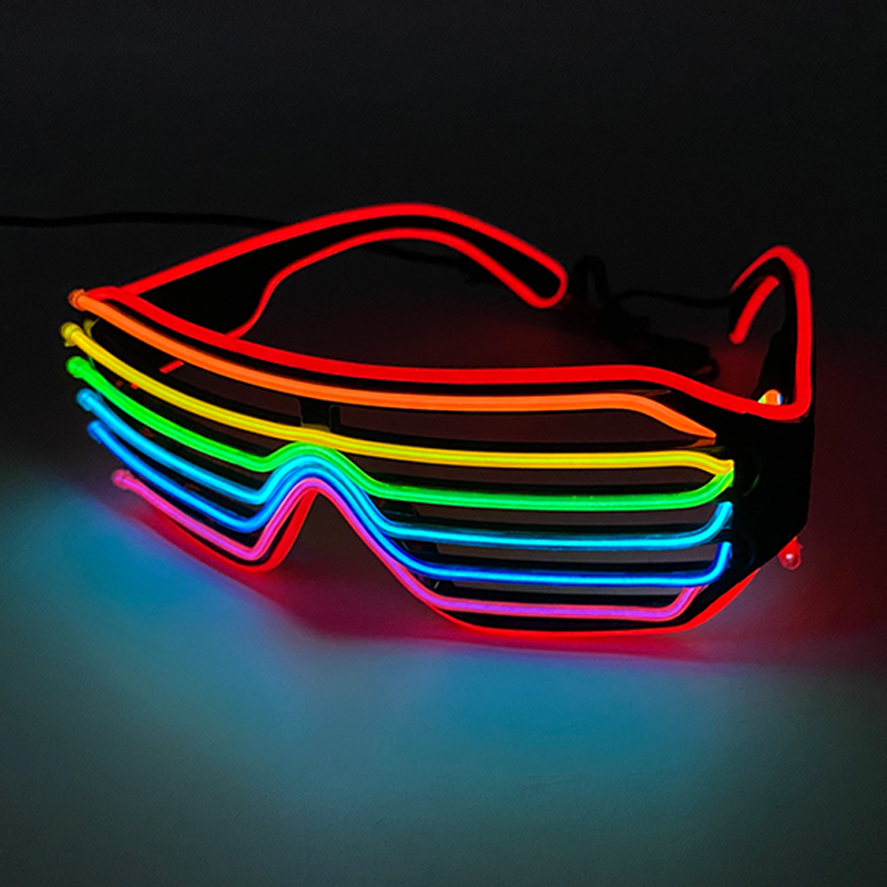 Fluorescerende kleurrijke gloe - Glow In The Dark Party Glasses recensie en prijs
